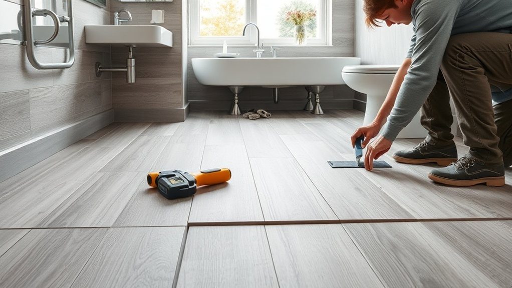 Bathroom Flooring Installation in Hampton Wick
