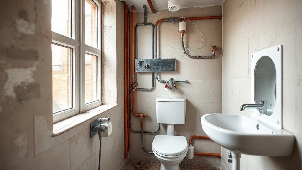 Bathroom Plumbing and Electrics in Hampton Wick
